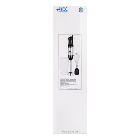 Anex Deluxe Hand Blender, 500W, Black, AG-208 - Image 3
