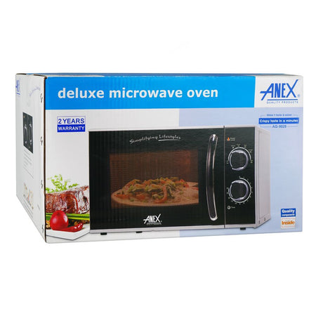 Anex Deluxe Microwave Oven, 700W, Black, AG-9028 - Image 2