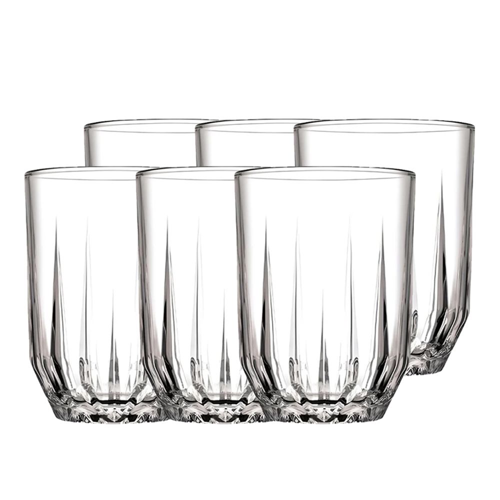 Pasabahce Echo Dof Tumbler Glass Set, 6-Pack, 520272 - Main Image