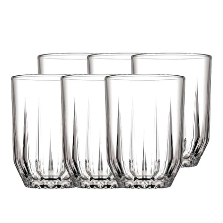 Pasabahce Echo Dof Tumbler Glass Set, 6-Pack, 520272 - Main Image