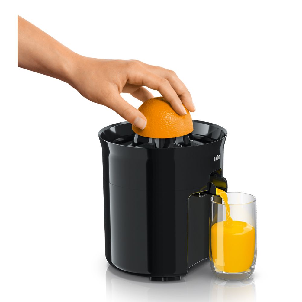 Braun Tribute Collection Citrus Juicer With Free Glass Set, Black, CJ-3050 - Image 5