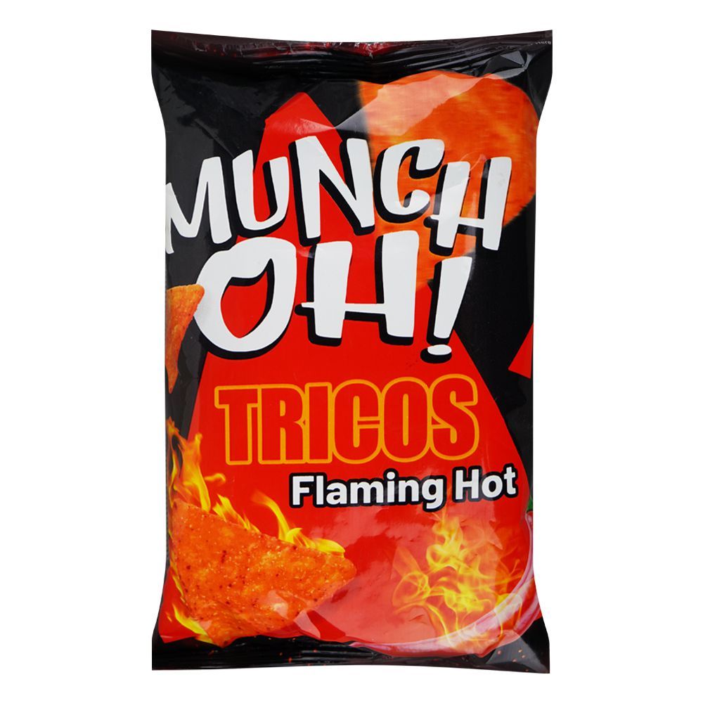 Munch Oh! Tricos Flaming Hot Chips, 64g - Main Image