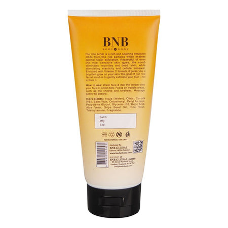 BNB Organic Source Vitamin C Rice Scrub, 200ml - Image 2