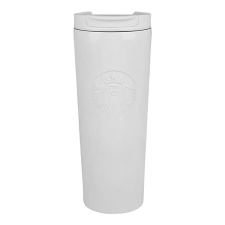 AJF Stainless Steel Starbucks Coffee & Travel Mug, 500ml, White - Main Image