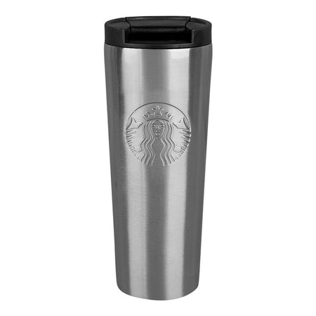 AJF Stainless Steel Starbucks Coffee & Travel Mug, 500ml, Silver - Main Image