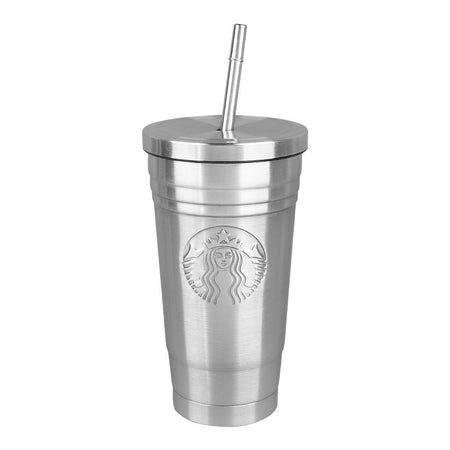 AJF Starbuck Reserve Stainless Steel Tumbler, 473ml,Silver - Main Image