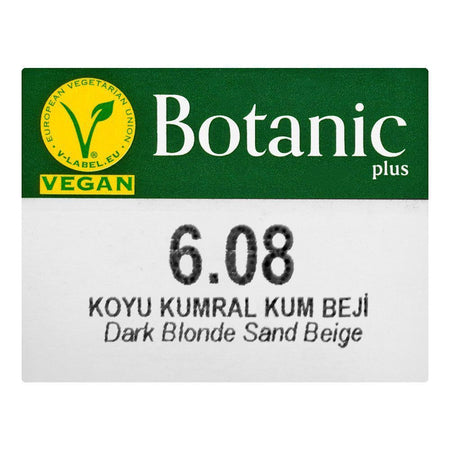 Okay Professionnel Botanic Plus Hair Color, Hair Dye Cream, 60ml, 6.08 Dark Blonde Sand Beige - Image 6