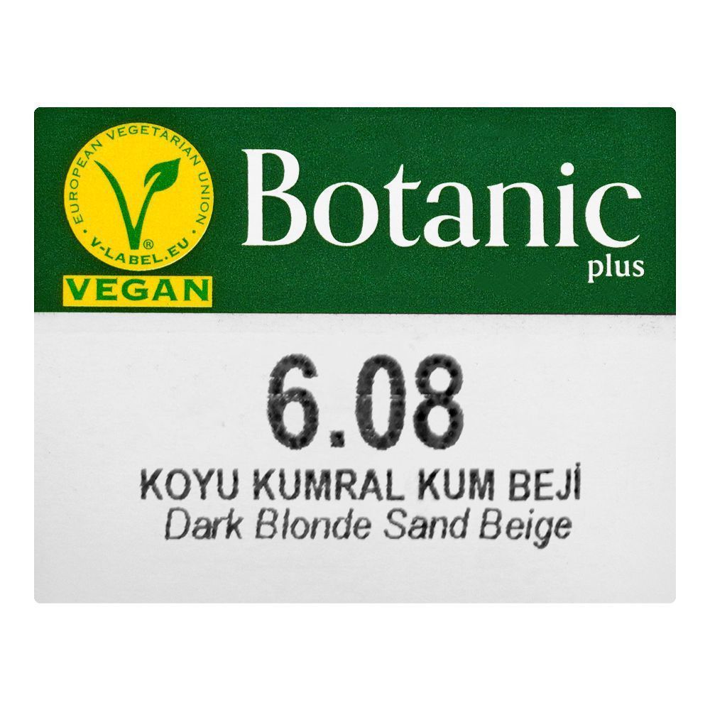 Okay Professionnel Botanic Plus Hair Color, Hair Dye Cream, 60ml, 6.08 Dark Blonde Sand Beige - Image 6