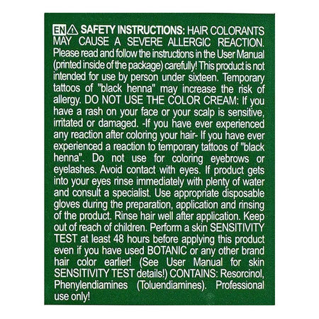 Okay Professionnel Botanic Plus Hair Color, Hair Dye Cream, 60ml, 9.11 Very Light Blonde Intense Ash - Image 4