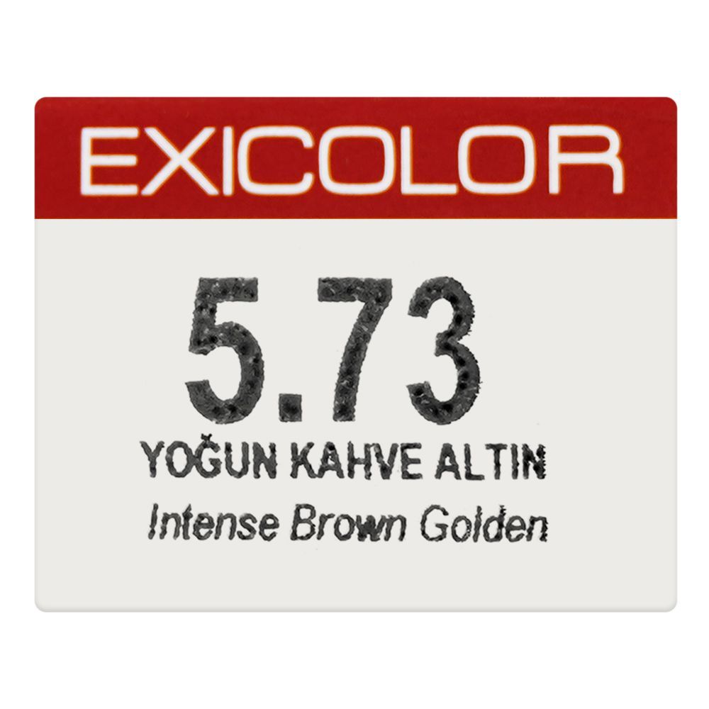 Okay Professionnel Exicolor Permanent Hair Color, Hair Dye Cream, 60ml, 5.73 Intense Brown Golden - Image 6
