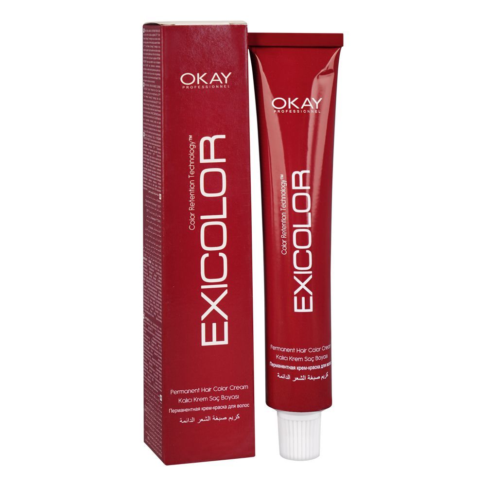Okay Professionnel Exicolor Permanent Hair Color, Hair Dye Cream, 60ml, 5.75 Light Brown Brown Mahogany - Main Image