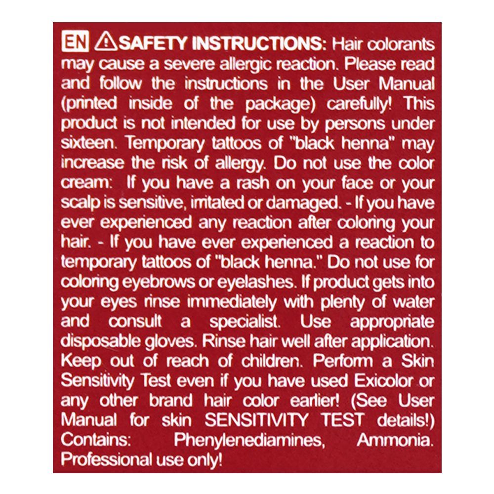 Okay Professionnel Exicolor Permanent Hair Color, Hair Dye Cream, 60ml, 5.75 Light Brown Brown Mahogany - Image 4