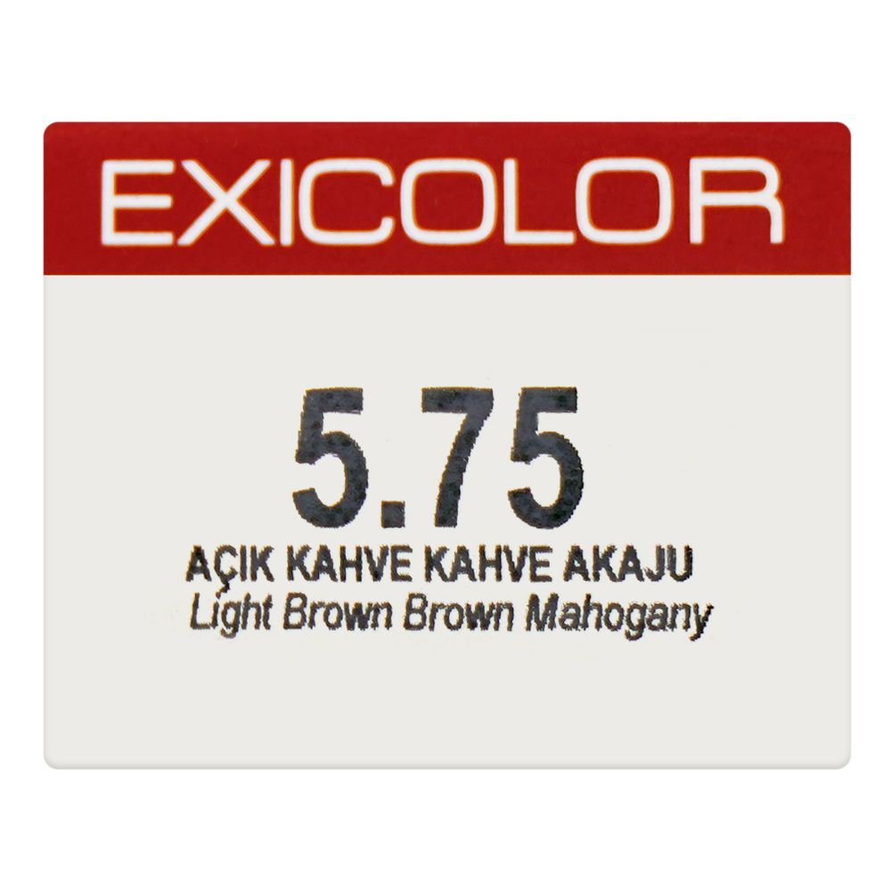 Okay Professionnel Exicolor Permanent Hair Color, Hair Dye Cream, 60ml, 5.75 Light Brown Brown Mahogany - Image 6
