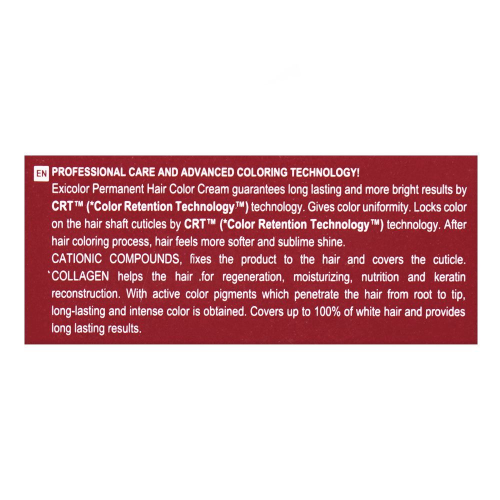 Okay Professionnel Exicolor Permanent Hair Color, Hair Dye Cream, 60ml, 6.77 Chestnut Brown - Image 5