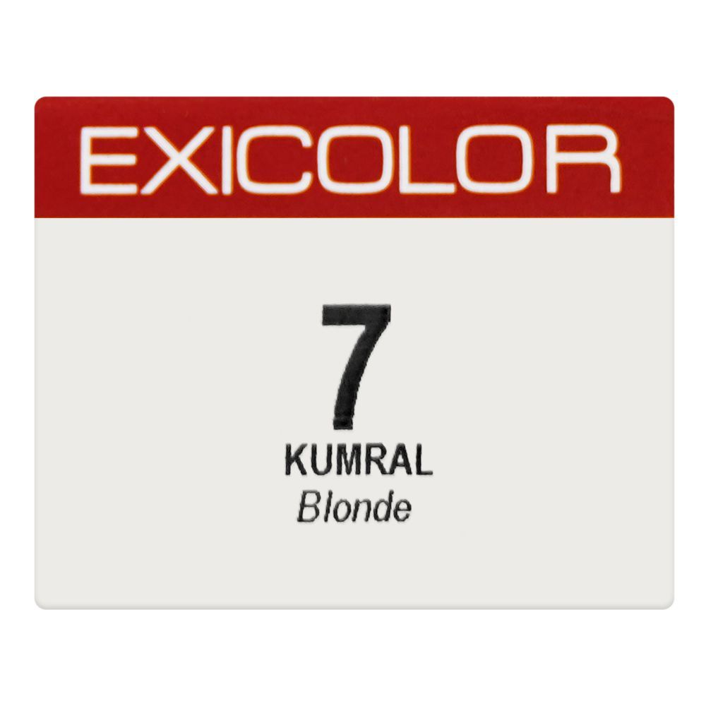 Okay Professionnel Exicolor Permanent Hair Color, Hair Dye Cream, 60ml, 7 Blonde - Image 6