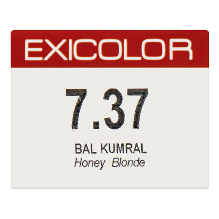 Okay Professionnel Exicolor Permanent Hair Color, Hair Dye Cream, 60ml, 7.37 Honey Blonde - Image 6