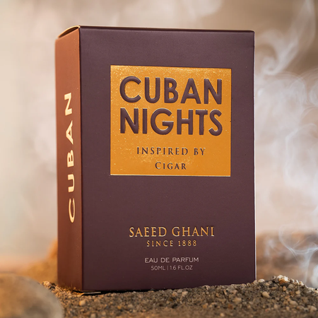 Saeed Ghani Cuban Nights Perfume Inspired By Cigar, Eau de Parfum, For Men, 50ml Image 2
