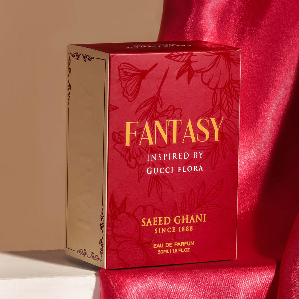 Saeed Ghani Fantasy Perfume Inspired By Gucci Flora, Eau de Parfum, For Women, 50ml - Image 2