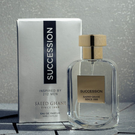 Saeed Ghani Succession Perfume Inspired By 212 Men, Eau de Parfum, For Men, 50ml Image 2