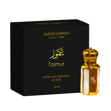 Saeed Ghani Taimur Attar, For Men, 12ml Image 3