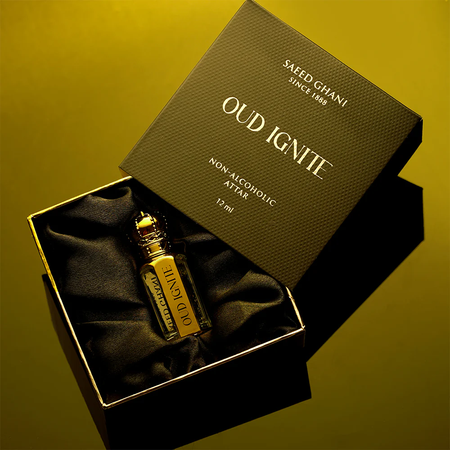 Saeed Ghani Oud Ignite Attar, For Men, 12ml Main Image