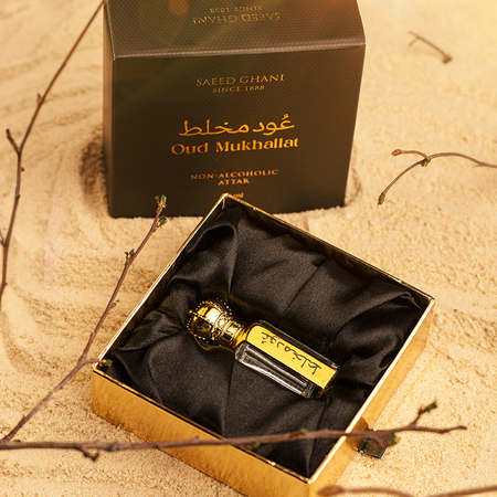 Saeed Ghani Oud Mukhallat Attar, For Men, 12ml Image 2