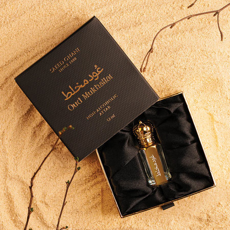 Saeed Ghani Oud Mukhallat Attar, For Men, 12ml Image 3