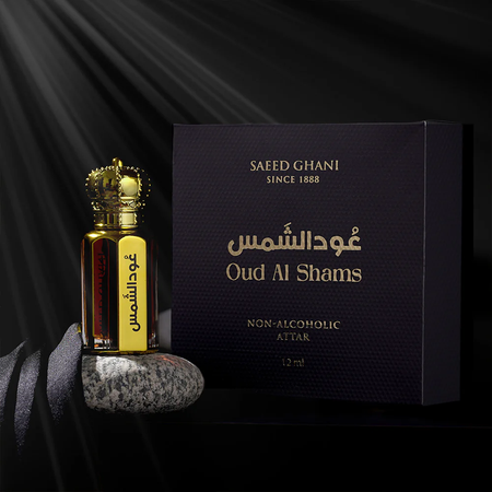 Saeed Ghani Oud Al Shams Attar, For Men, 12ml Main Image
