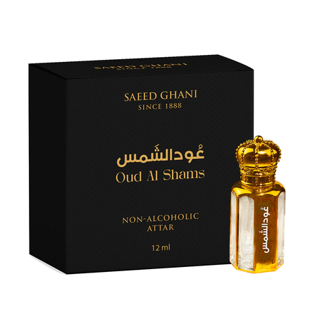 Saeed Ghani Oud Al Shams Attar, For Men, 12ml Image 3