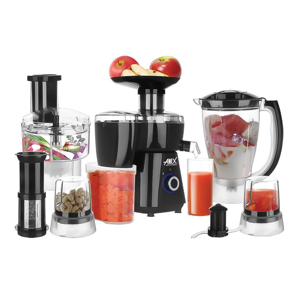 Anex Deluxe Kitchen Robot, 450W, Black, AG-2150 EX - Main Image