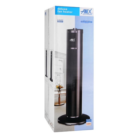 Anex Deluxe Fan Heater, 2000W, Black, AG-5015 - Image 2