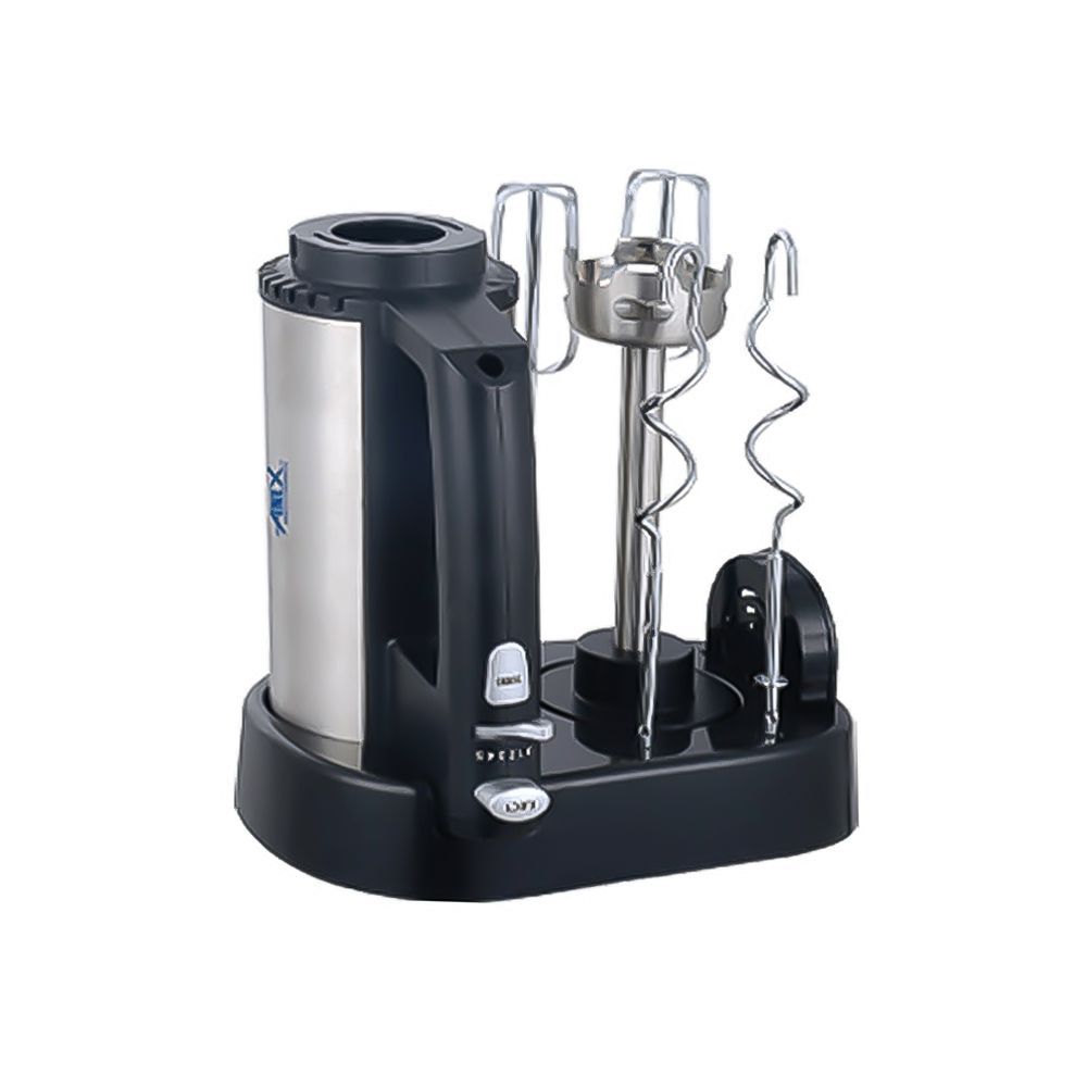 Anex Deluxe Hand Mixer, 300W, Black/Silver, AG-398 - Main Image