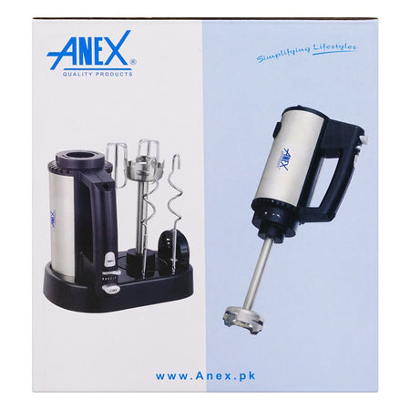Anex Deluxe Hand Mixer, 300W, Black/Silver, AG-398 - Image 4
