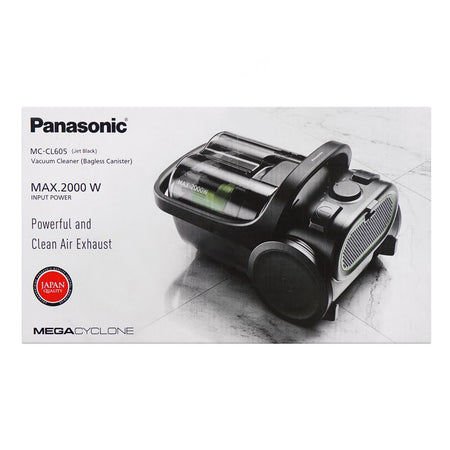 Panasonic Bagless Canister Vacuum Cleaner, 2000W, Jet Black, MC-CL605 - Image 5