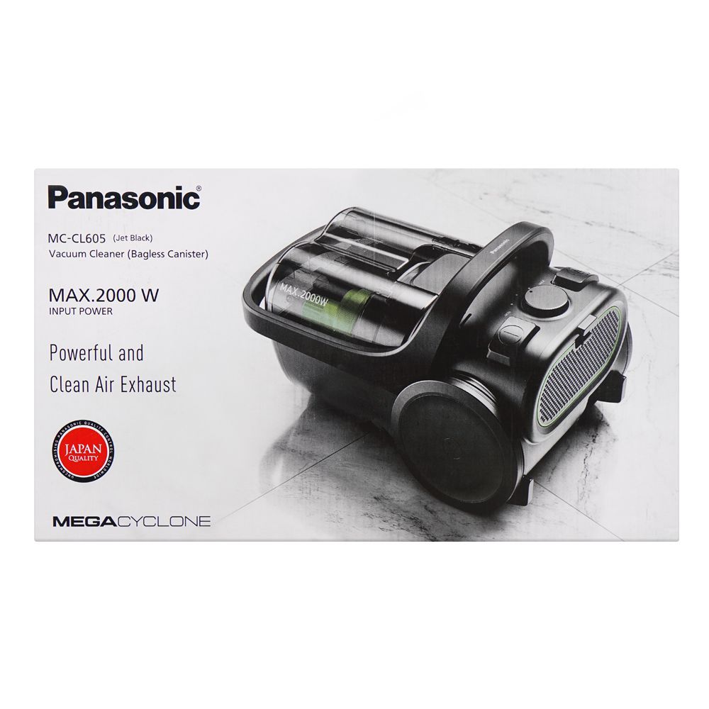 Panasonic Bagless Canister Vacuum Cleaner, 2000W, Jet Black, MC-CL605 - Image 5