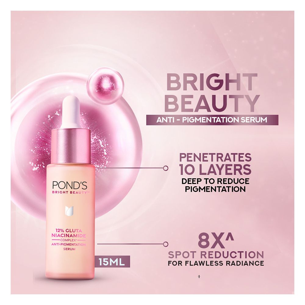 Pond's Bright Beauty 12% Gluta Niacinamide Anti Pigmentation Serum, 15ml - Main Image