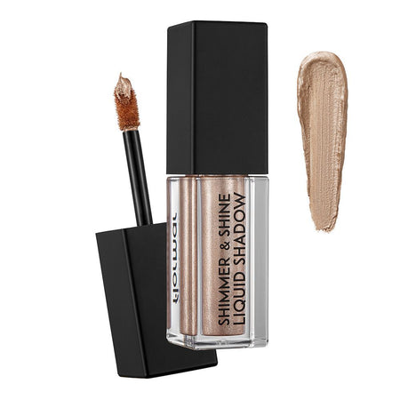 Flormar Shimmer & Shine Liquid Eyeshadow, 4.5ml, 01 Cashmere Gold - Main Image