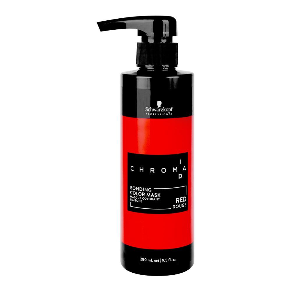 Schwarzkopf Chroma ID Bonding Color Mask, Red Rouge, 280ml - Main Image