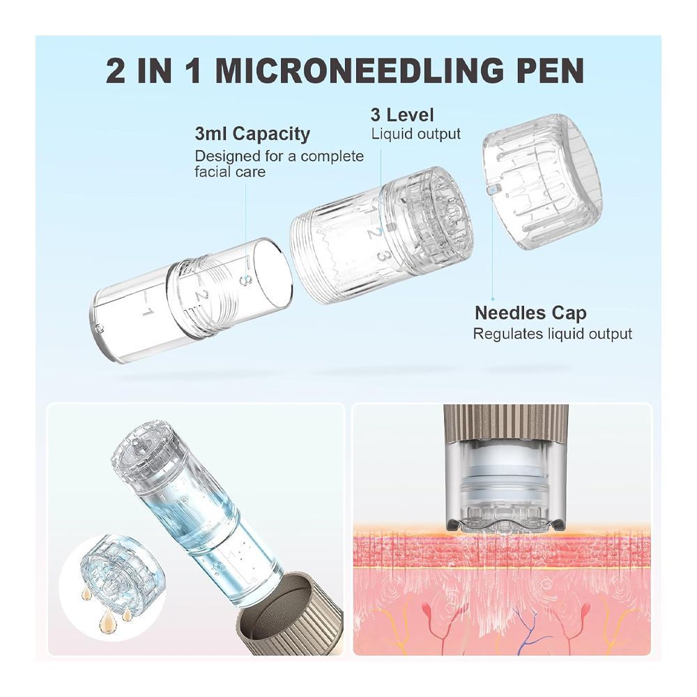 Hydra Pen Microneedle System, Dermapen Microneedling Device, Brown, H5 - Image 6