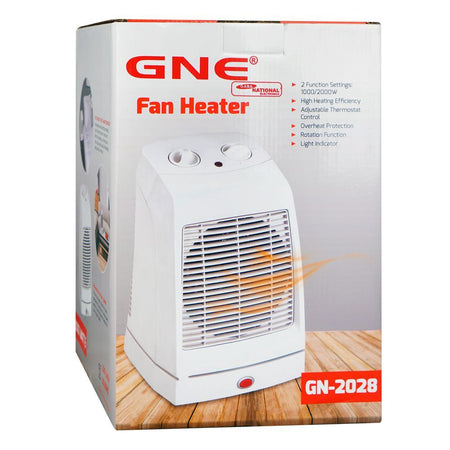 Gaba National Fan Heater, 1000-2000W, GN-2028 - Image 2