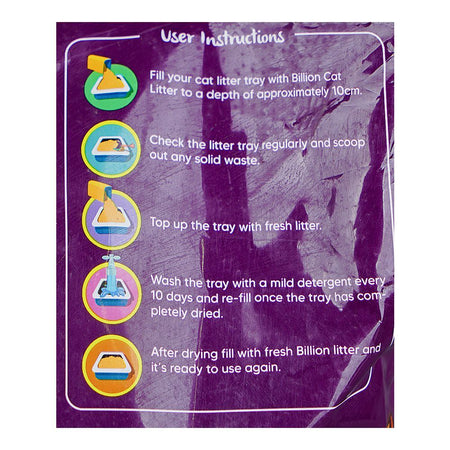 Fat Pat Billion Non-Clumping Cat Litter, Vet-Approved, Odor Control, 5 Liter Bag - Image 3