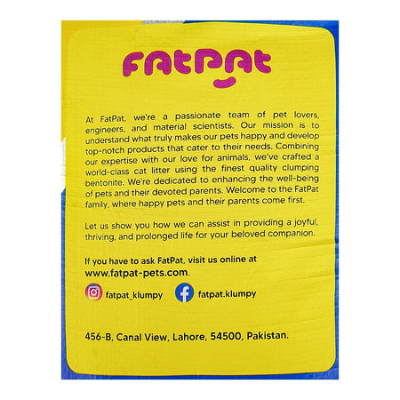 Fat Pat Super Klumpy Premium Cat Litter, Anti-Bacterial, Vet-Approved, 16 Liter Bag - Image 3