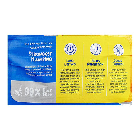 Fat Pat Super Klumpy Premium Cat Litter, Anti-Bacterial, Vet-Approved, 16 Liter Bag - Image 4