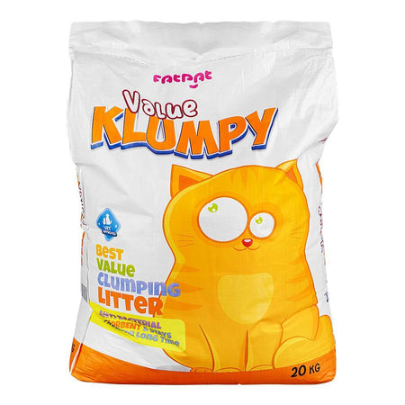 Fat Pat Value Klumpy Cat Litter, Anti-Bacterial, Vet-Approved, 20kg bag - Main Image