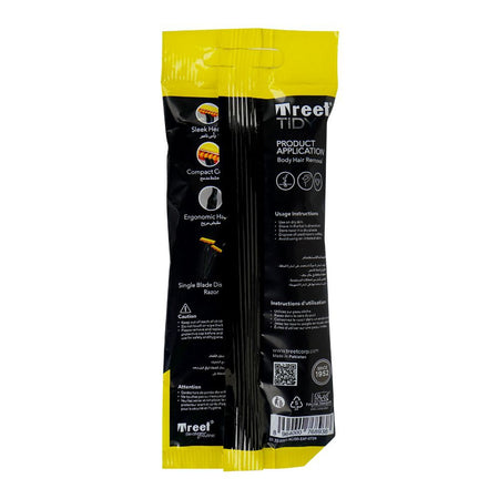 Treet Tidy Disposable Men's Shaving Body Razor, 1-Pack - Image 2