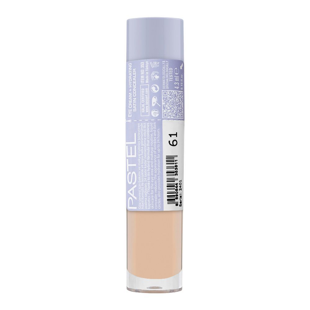 Pastel Eye Cream + Hydrating Satin Concealer, 4.3ml, No. 61 - Image 2