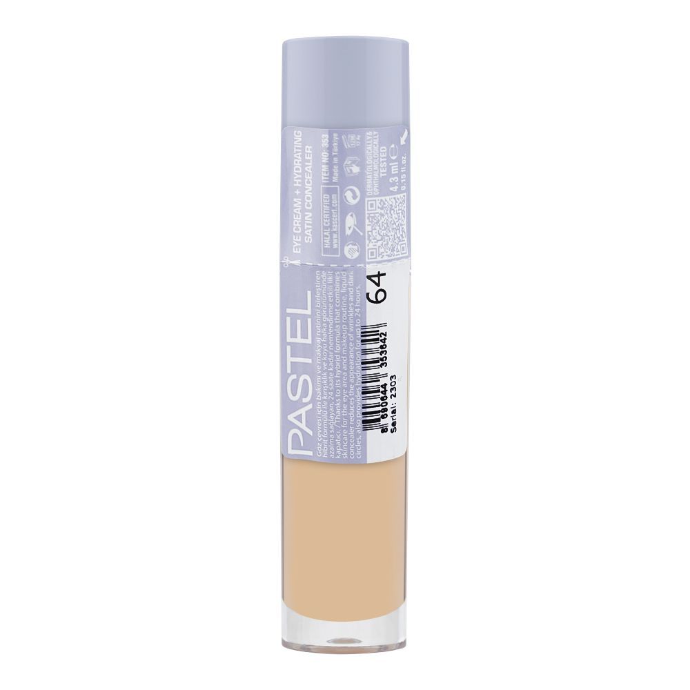 Pastel Eye Cream + Hydrating Satin Concealer, 4.3ml, No. 64 - Image 2