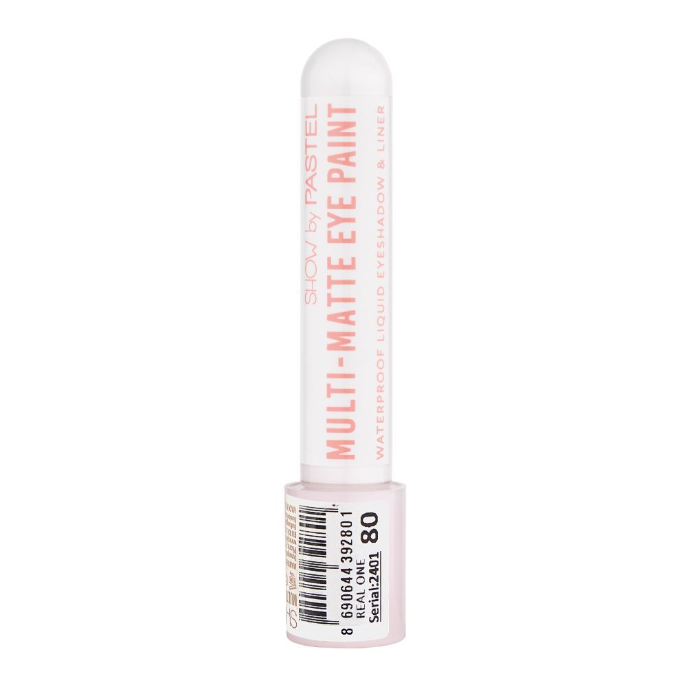 Pastel Multi-Matte Eye Paint Waterproof Liquid Eyeshadow & Eyeliner, 4.2ml, No. 80 - Main Image