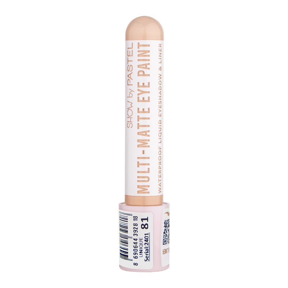Pastel Multi-Matte Eye Paint Waterproof Liquid Eyeshadow & Eyeliner, 4.2ml, No. 81 - Main Image