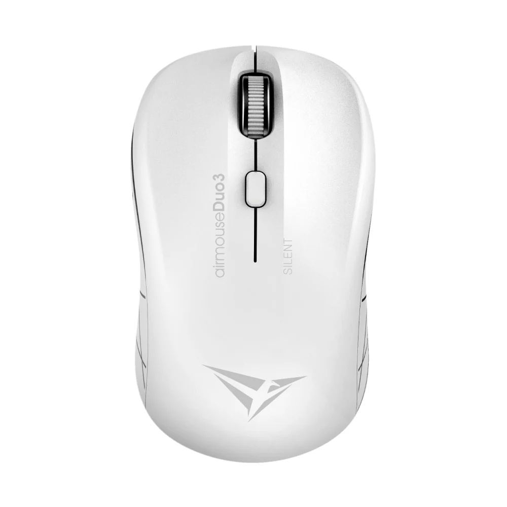 Alcatroz Airmouse Duo3 Silent Multi-Connection Wireless Mouse, White - Main Image
